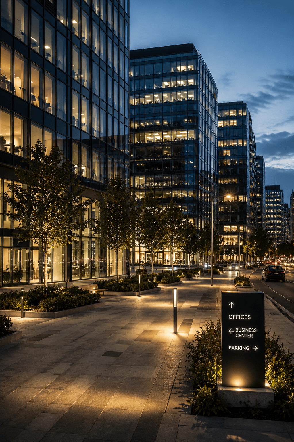 Business district